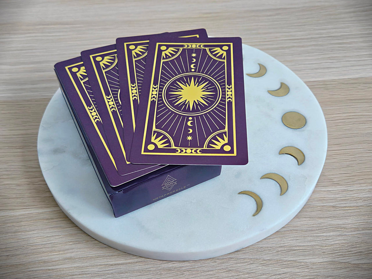 Metaphoracle DIY Blank Tarot Cards – Create Your Own Oracle Deck (80 Cards)