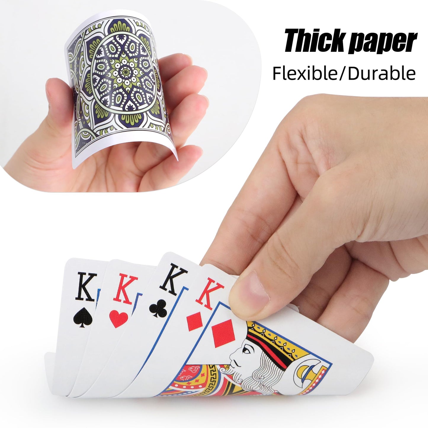 Metsyth Playing Cards 2 Pack – Premium Decks (Blue & Red) for Poker & Party Games