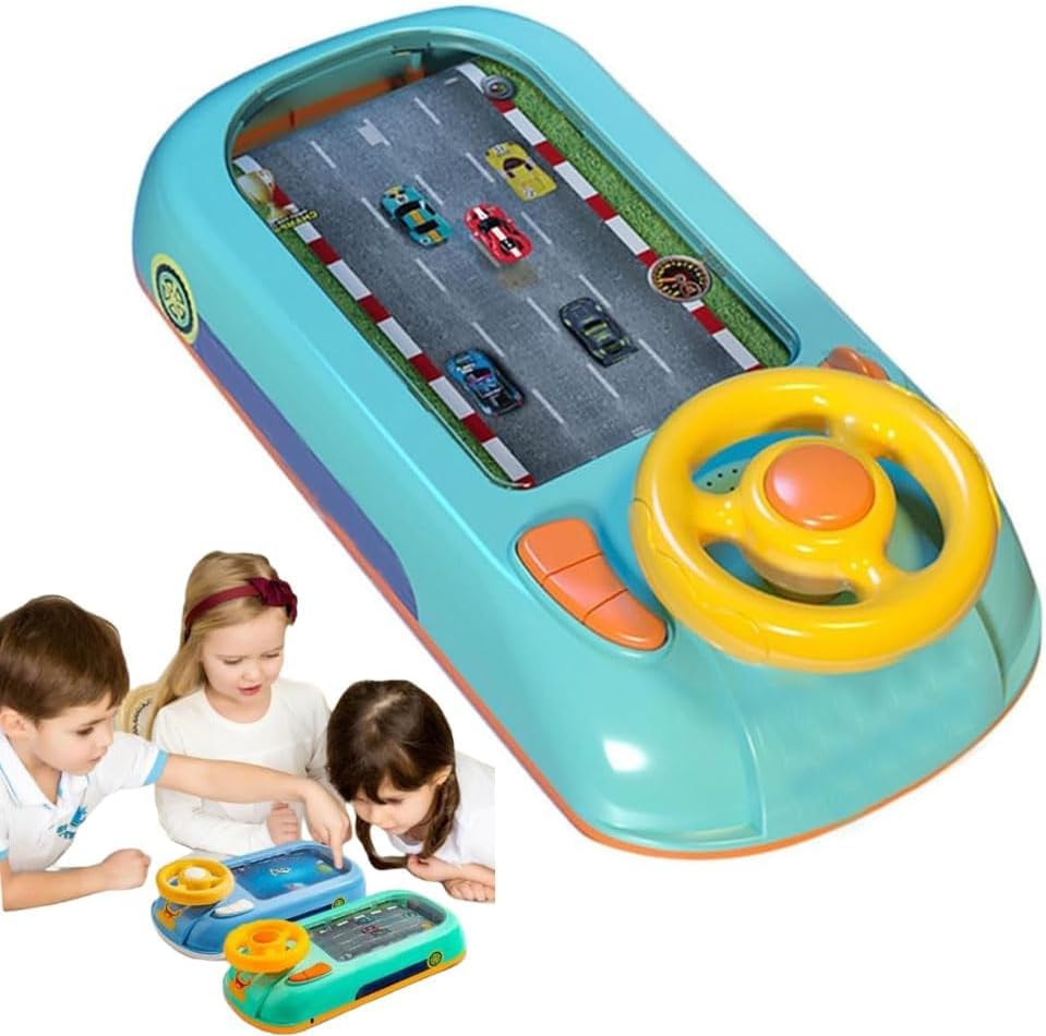 Meuytrg Car Racing Adventure Toy with Steering Wheel – Musical Driving Fun for Ages 3+