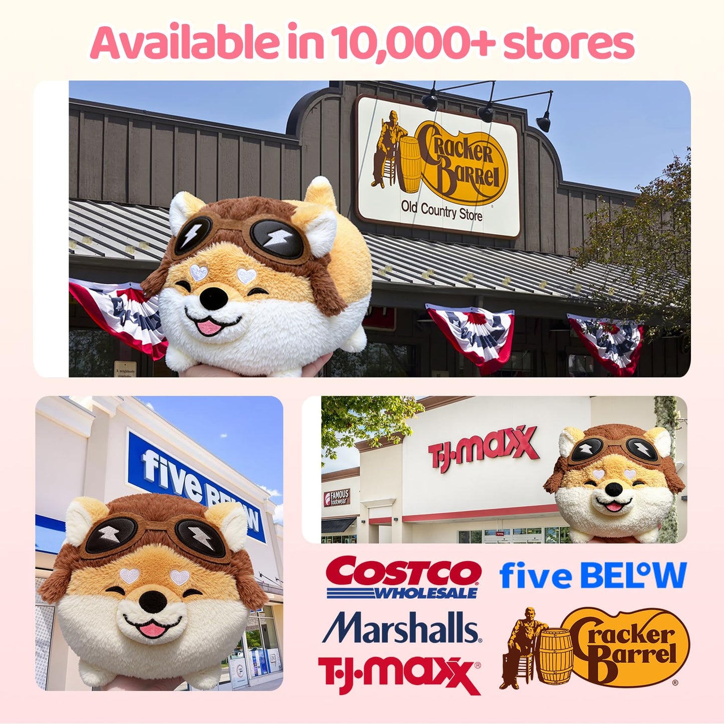 Mewaii Dog Plush – 14-Inch Shiba Inu Plush Pillow for Hugs
