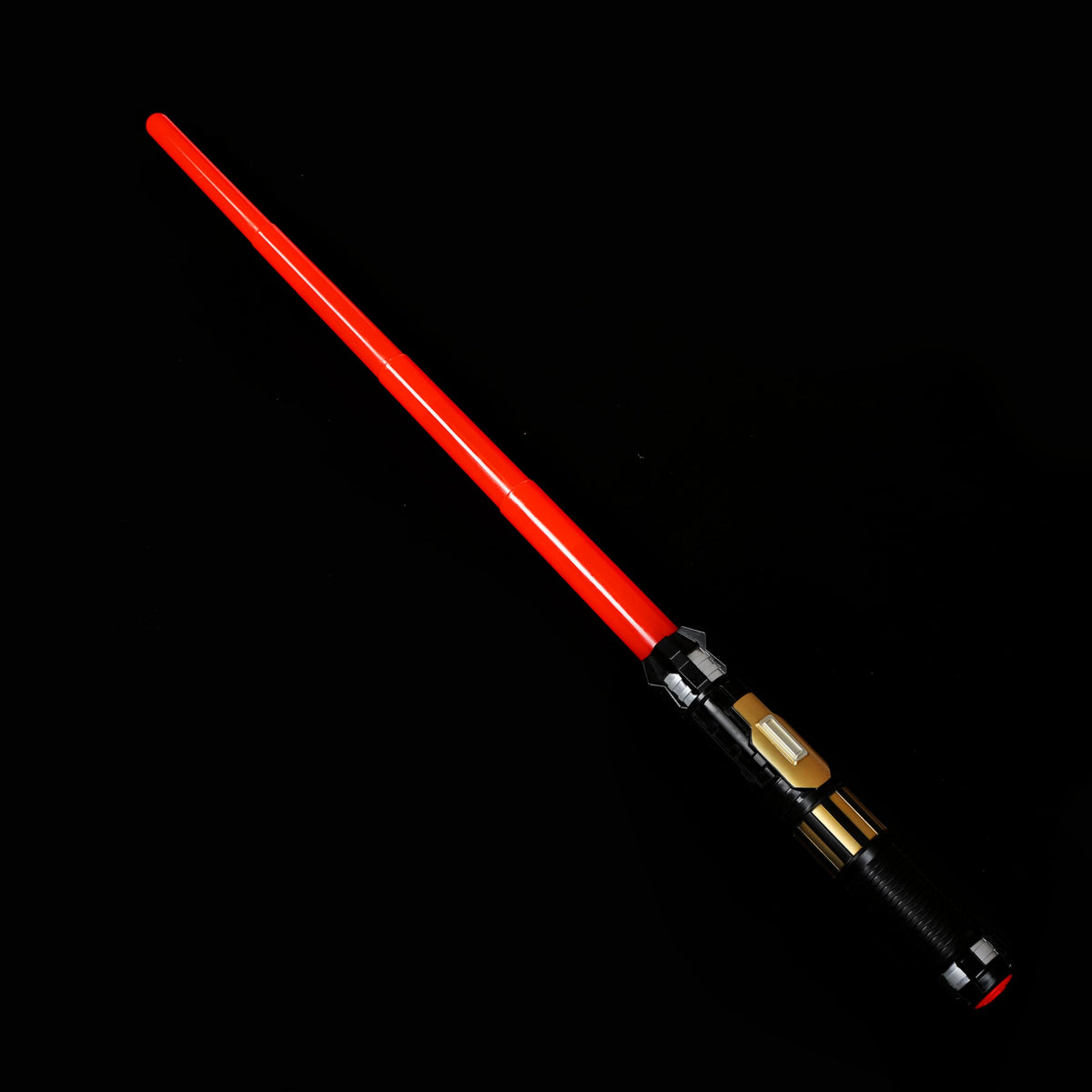 MewduMewdu Light Up Saber Toy — Fully Retracted LED Sword with FX Sound (Red)