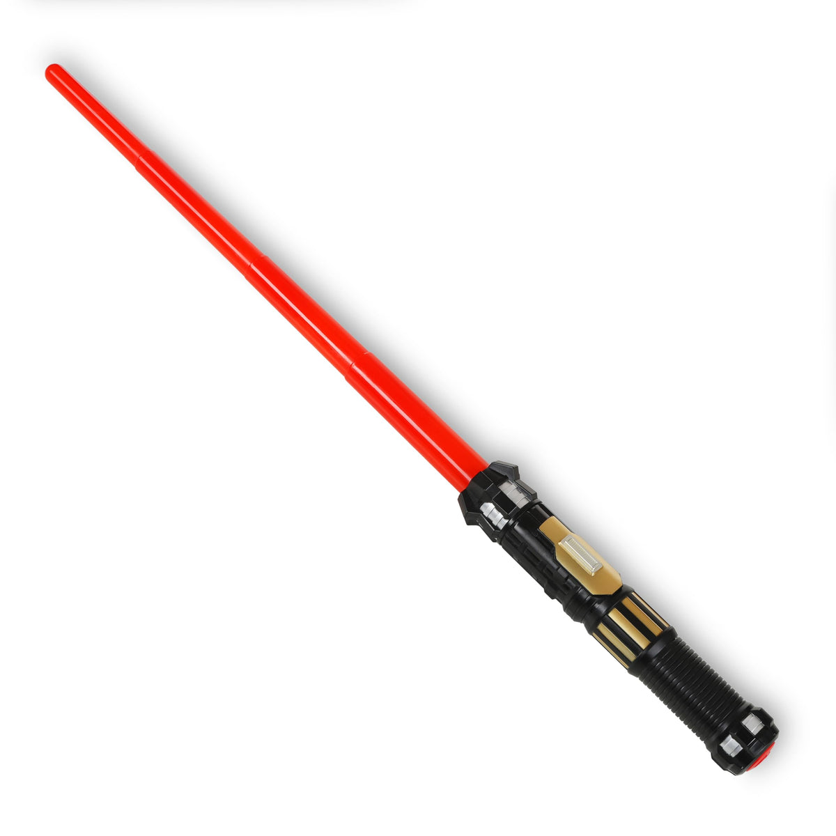 MewduMewdu Light Up Saber Toy — Fully Retracted LED Sword with FX Sound (Red)