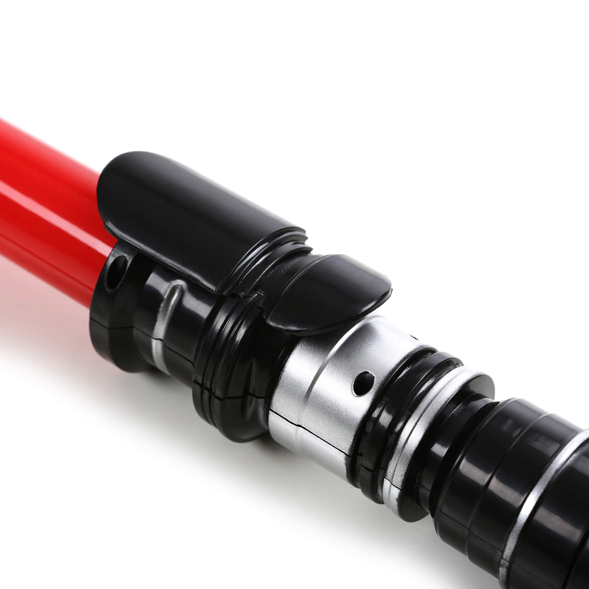 MewduMewdu Light Up Saber Toy — Red LED Lights & FX Sound, Expandable 17–30.7 in