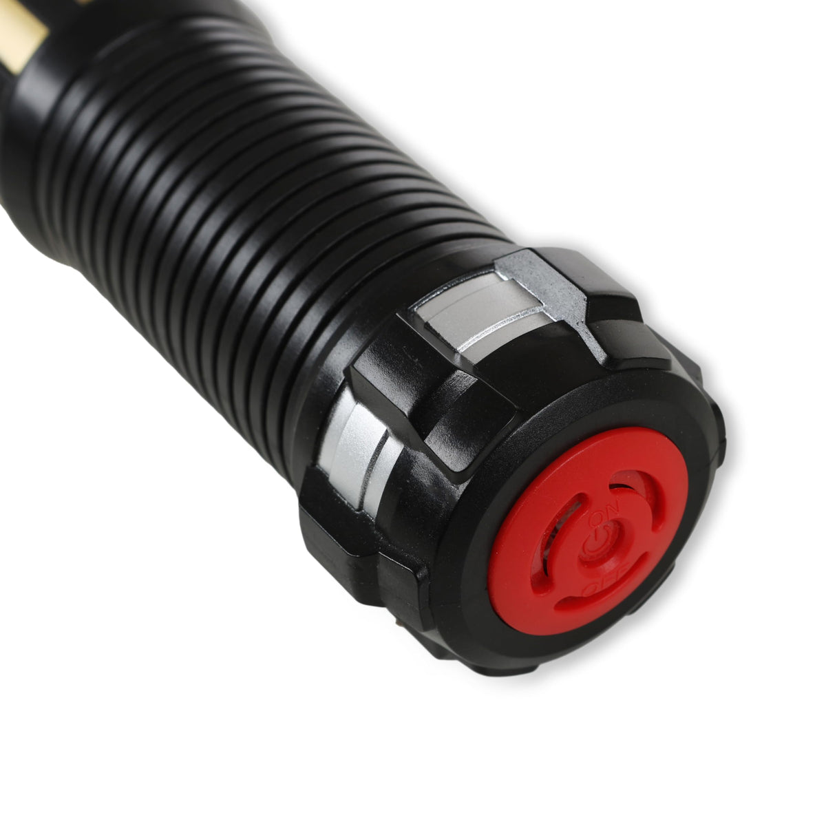MewduMewdu Light Up Saber Toy — Fully Retracted LED Sword with FX Sound (Red)