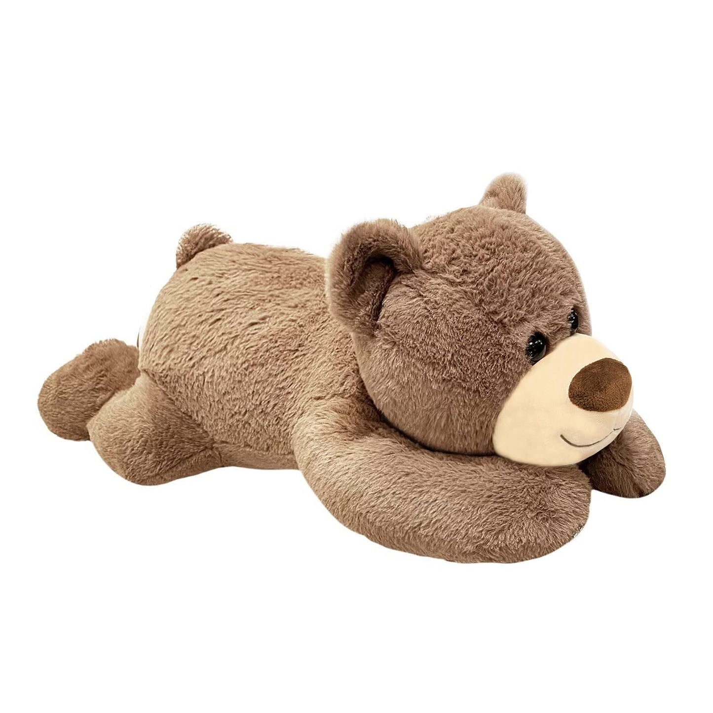 Mewkou 24-Inch Weighted Bear — Full-Body Hug Plush, 3.5 lb Weighted Toy & Pillow