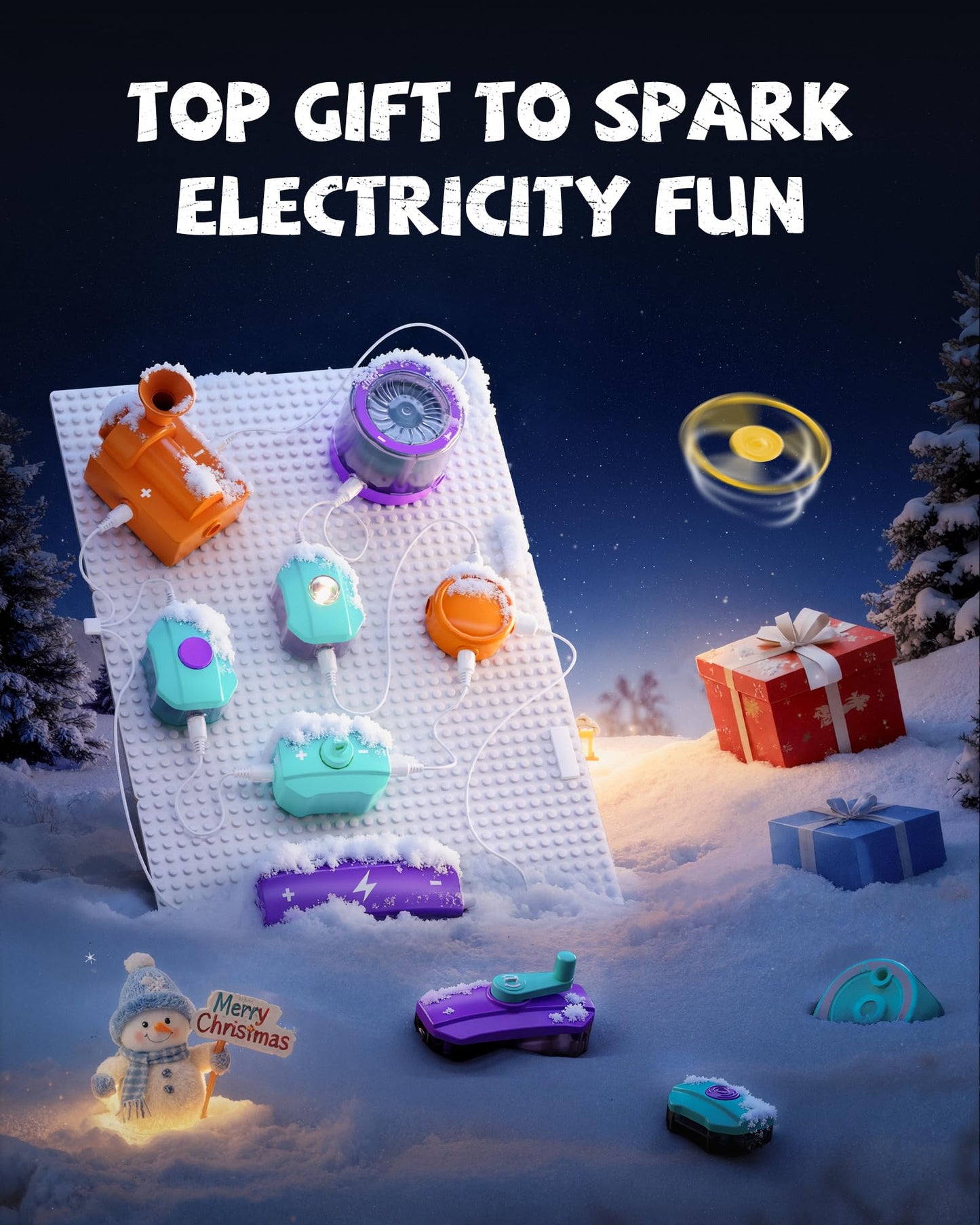 MEWOCHEE Science Kits for Kids 5-12 | 450+ Projects, 45 Circuit Parts | STEM Learning Toys