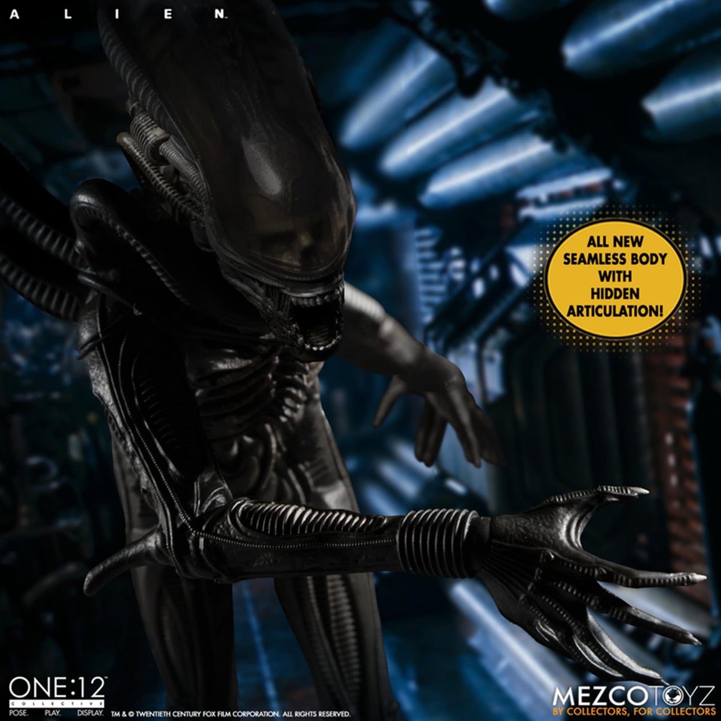 Mezco Alien One:12 Collective Deluxe Action Figure – Multicoloured Plastic