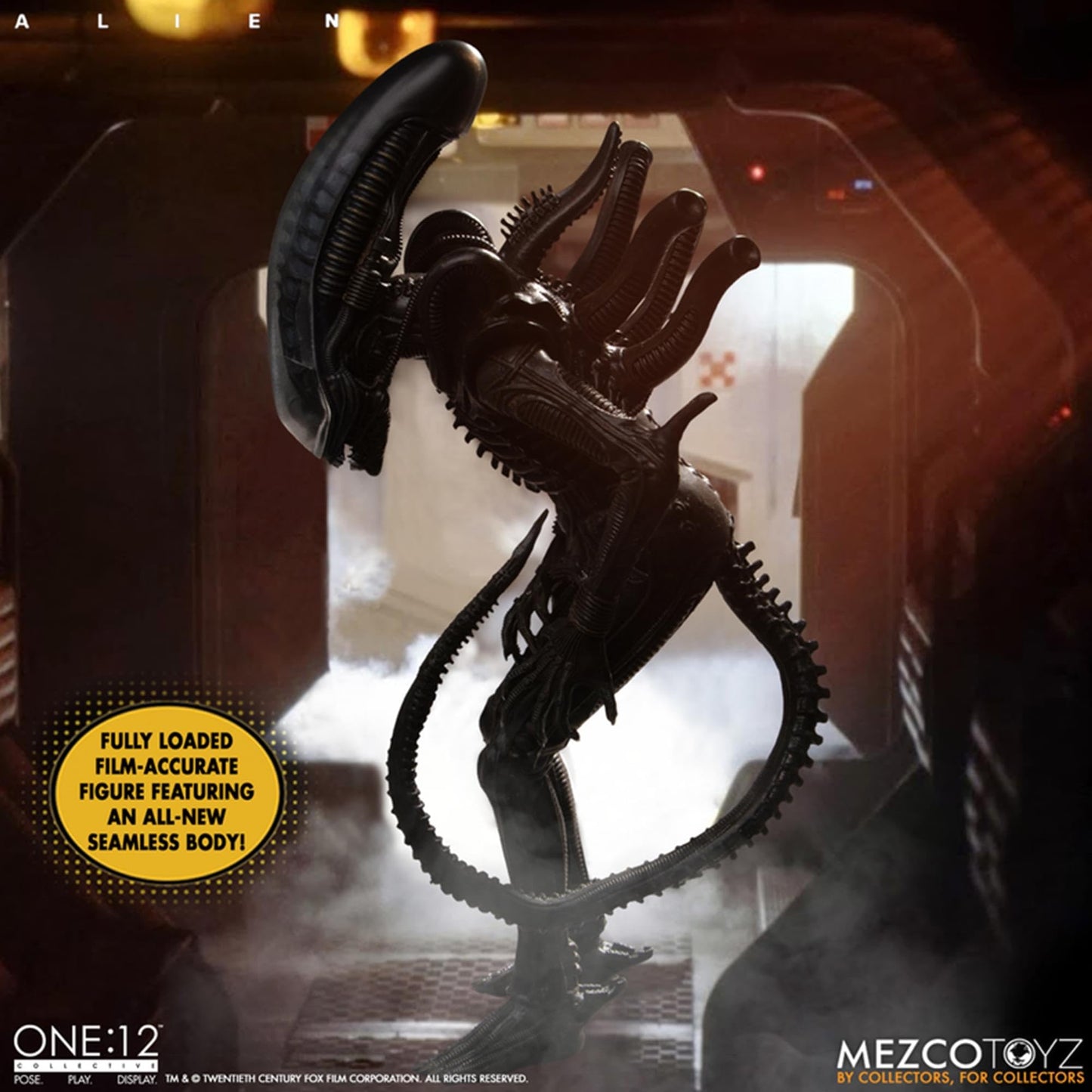 Mezco Alien One:12 Collective Deluxe Action Figure – Multicoloured Plastic