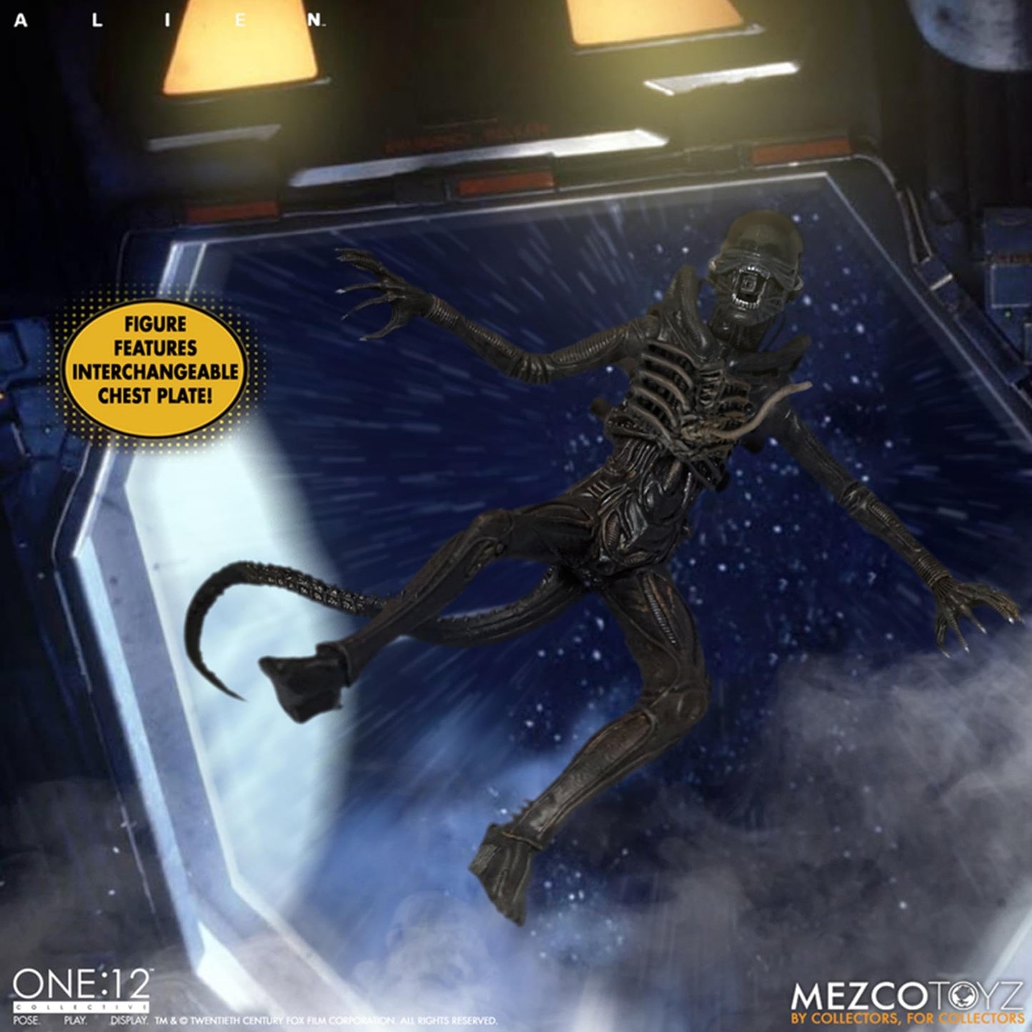 Mezco Alien One:12 Collective Deluxe Action Figure – Multicoloured Plastic