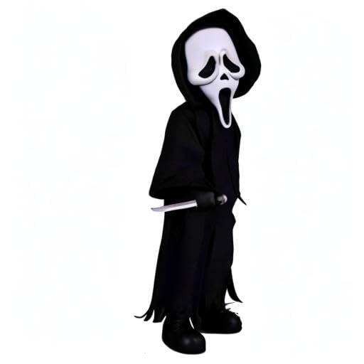 Mezco Scream Ghost Face Doll 10-Inch Collectible Figure 5 Points of Articulation