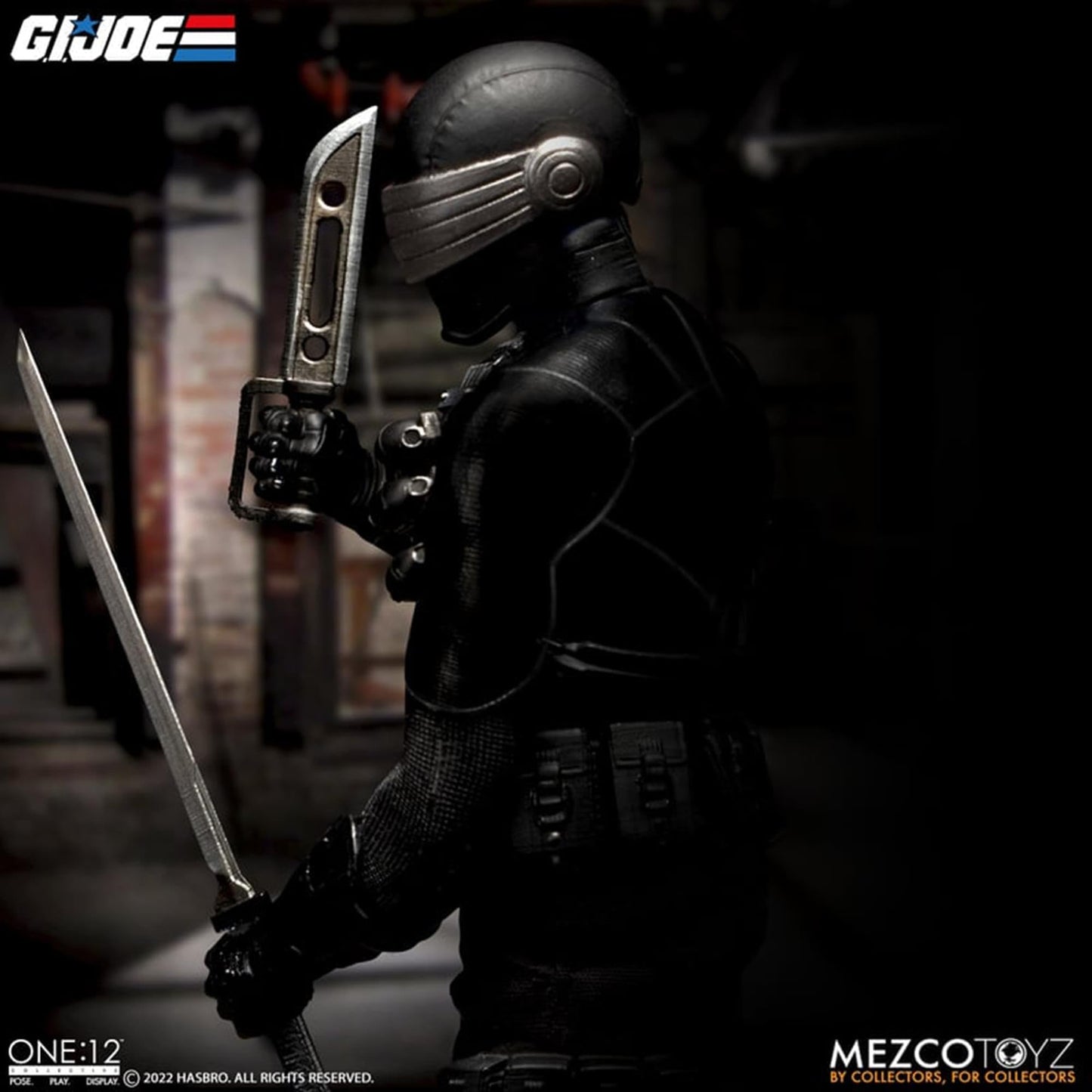 Mezco Toyz G.I. Joe Snake Eyes One:12 Collective Deluxe Edition | Stealth Ninja-Commando Figure