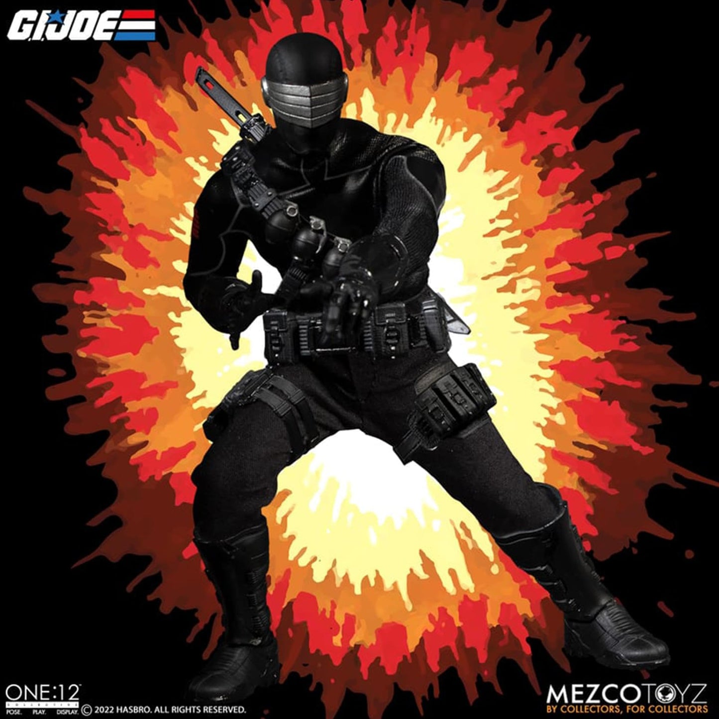 Mezco Toyz G.I. Joe Snake Eyes One:12 Collective Deluxe Edition | Stealth Ninja-Commando Figure