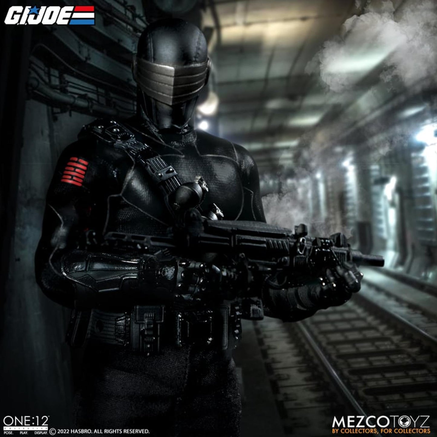 Mezco Toyz G.I. Joe Snake Eyes One:12 Collective Deluxe Edition | Stealth Ninja-Commando Figure