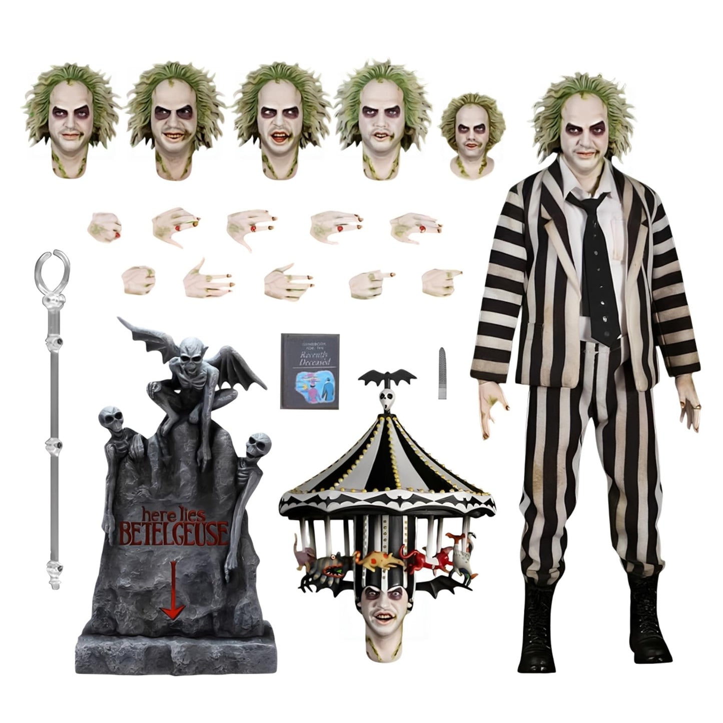 Mezco Toyz One:12 Beetlejuice Deluxe Edition Figure – 1/12 Scale Collectible