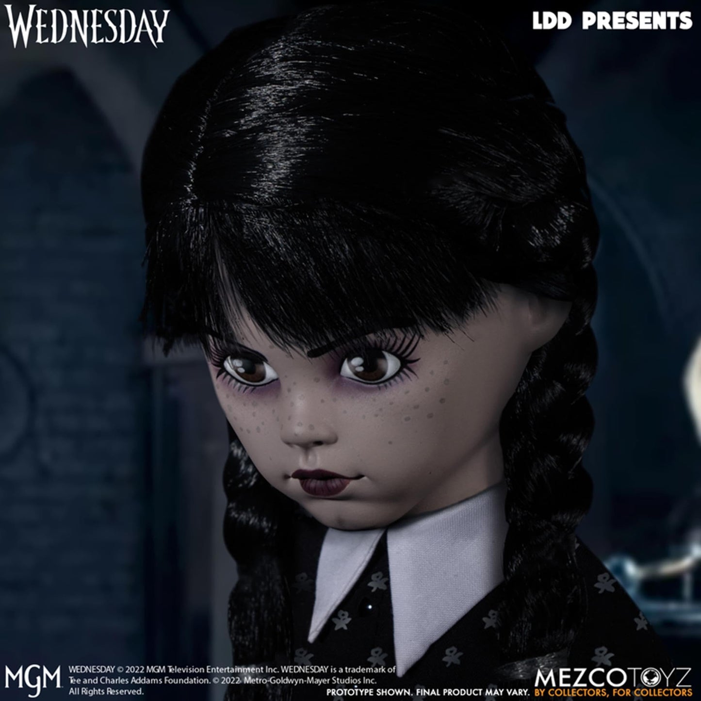 Mezco Wednesday Doll – LDD Presents Wednesday | Gift Boxed, 100% Plastic