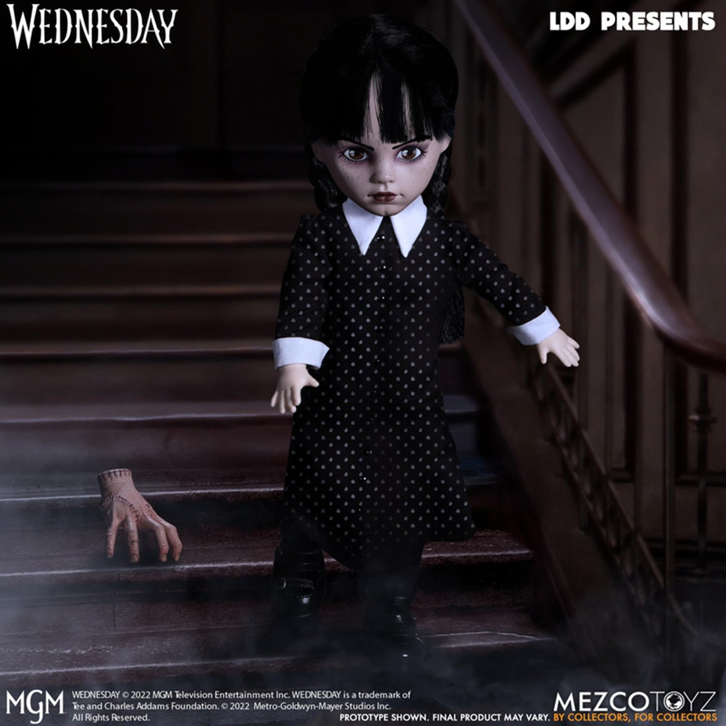 Mezco Wednesday Doll – LDD Presents Wednesday | Gift Boxed, 100% Plastic