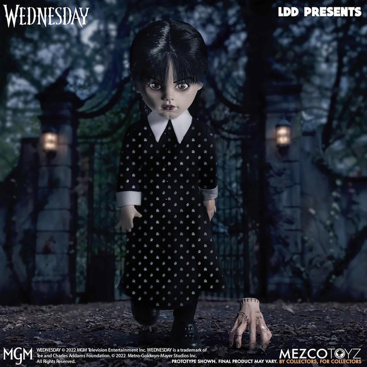 Mezco Wednesday Doll – LDD Presents Wednesday | Gift Boxed, 100% Plastic