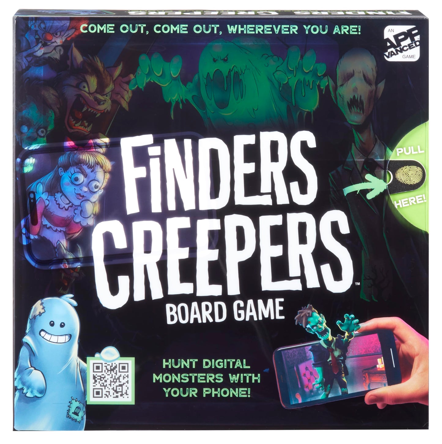 Finders Creepers Board Game by MGA Entertainment – App-Vanced AR Hunt for 2-4 Players