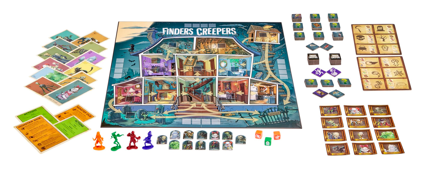 Finders Creepers Board Game by MGA Entertainment – App-Vanced AR Hunt for 2-4 Players