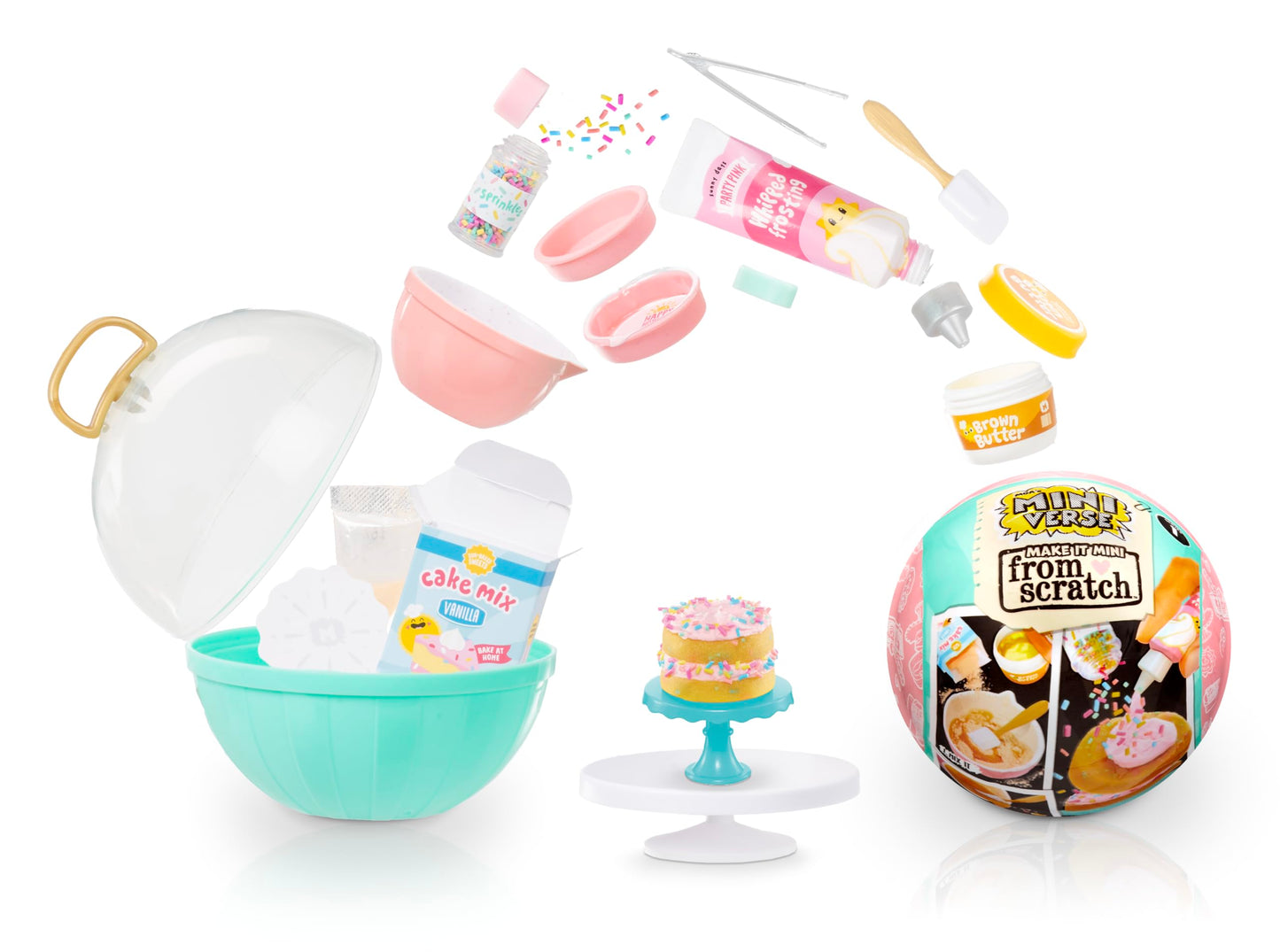 MGA's Miniverse Make It Mini From Scratch Series 1 (6 Pack) – DIY Mini Desserts & Collectibles