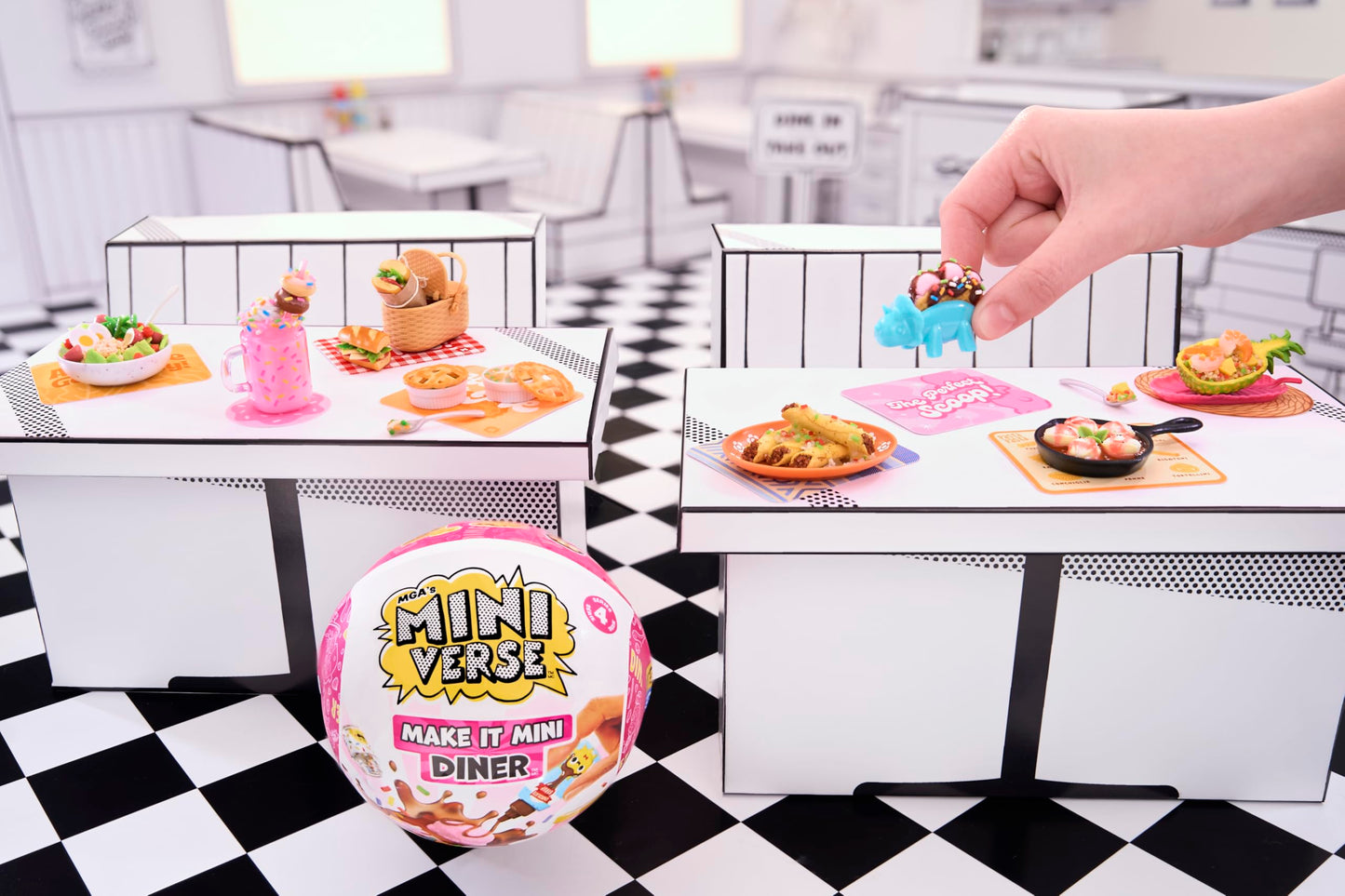 MGA's Miniverse Make It Mini Diner Series 4 (6 Pack) – DIY Resin Minis