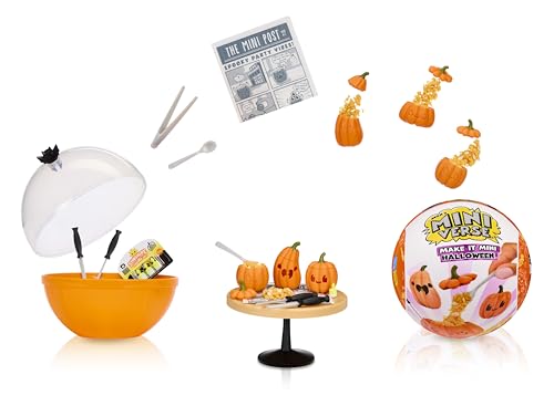 MGA's Miniverse Make It Mini Halloween 3-Pack – Beetlejuice Mini Collectibles, DIY Resin Play, 8+