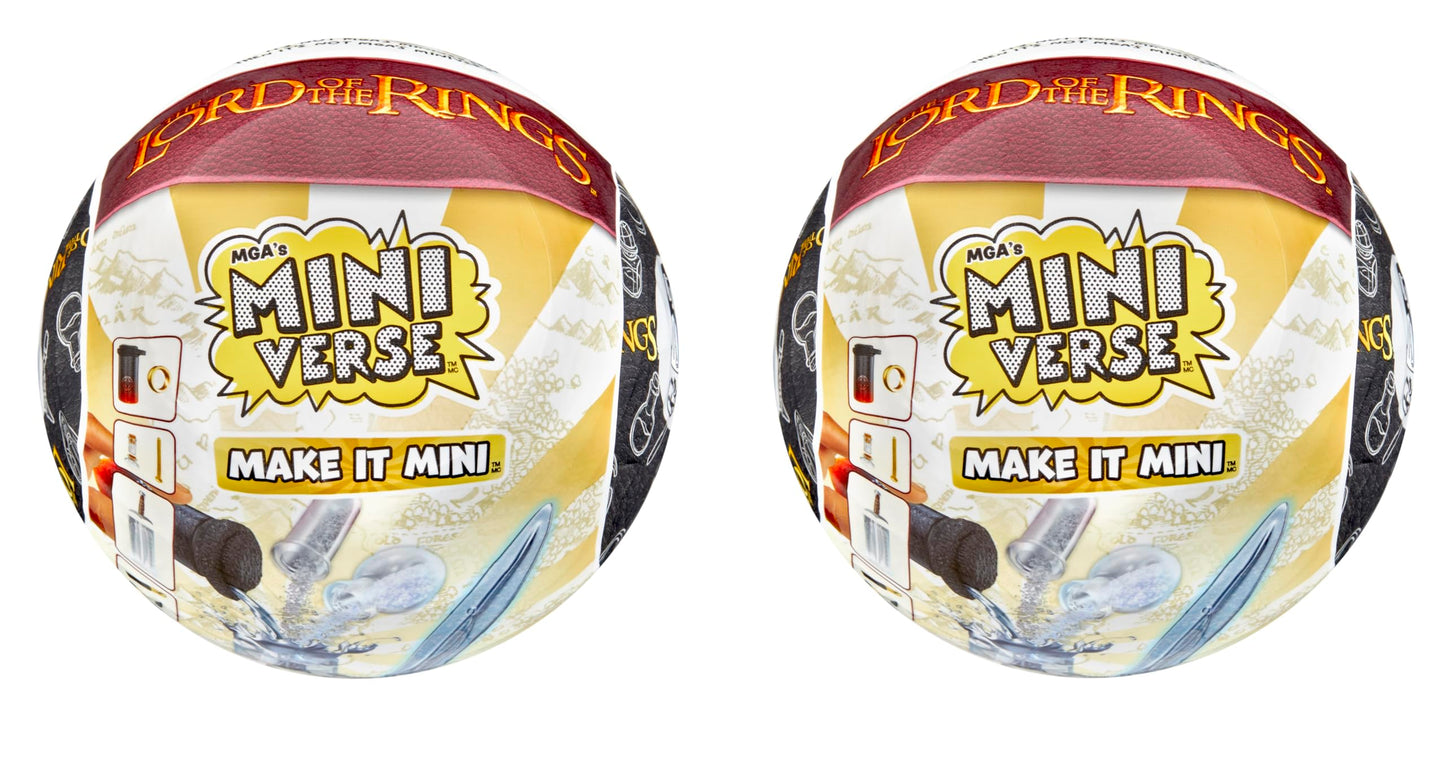 Make It Mini LOTR 2 Pack | MGA's Miniverse DIY Resin Collectibles