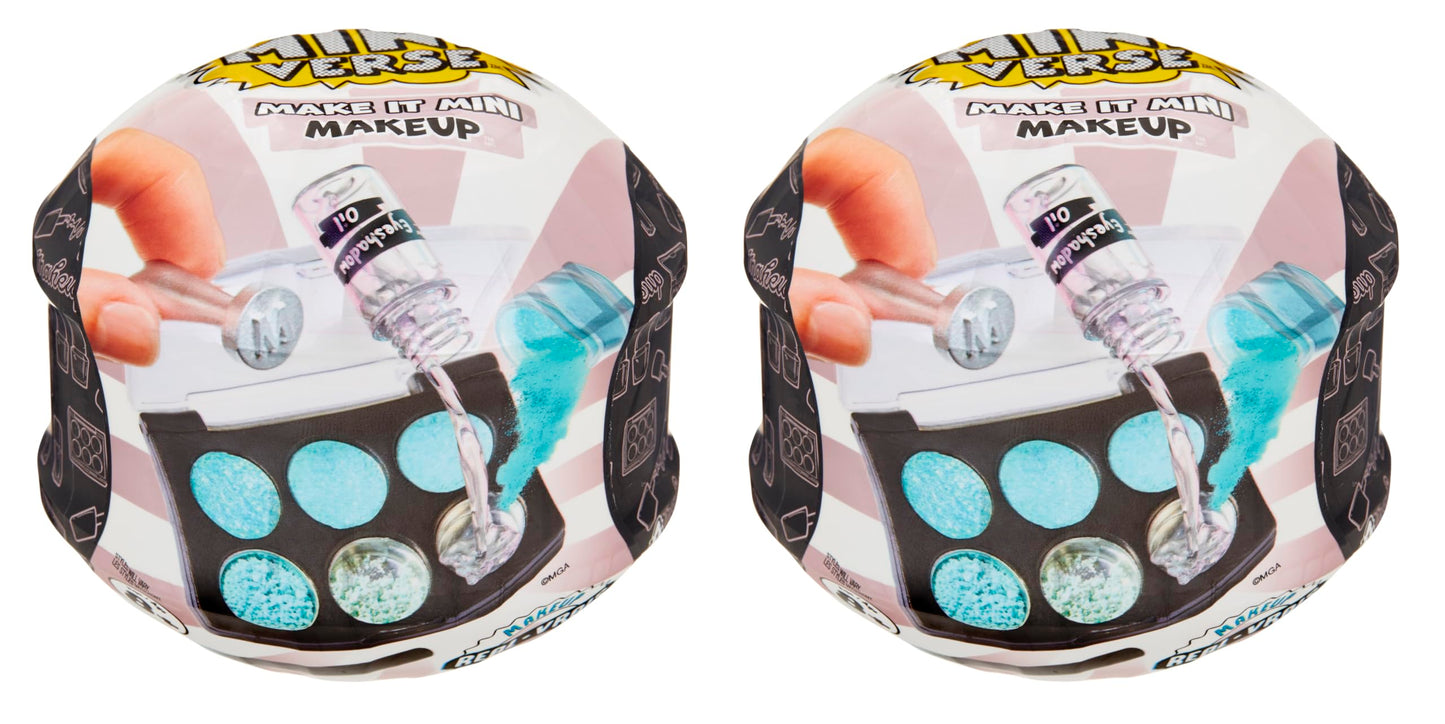 MGA's Miniverse Make It Mini Makeup Series 1 (2 Pack) – DIY Mini Collectibles & Real Cosmetic Products