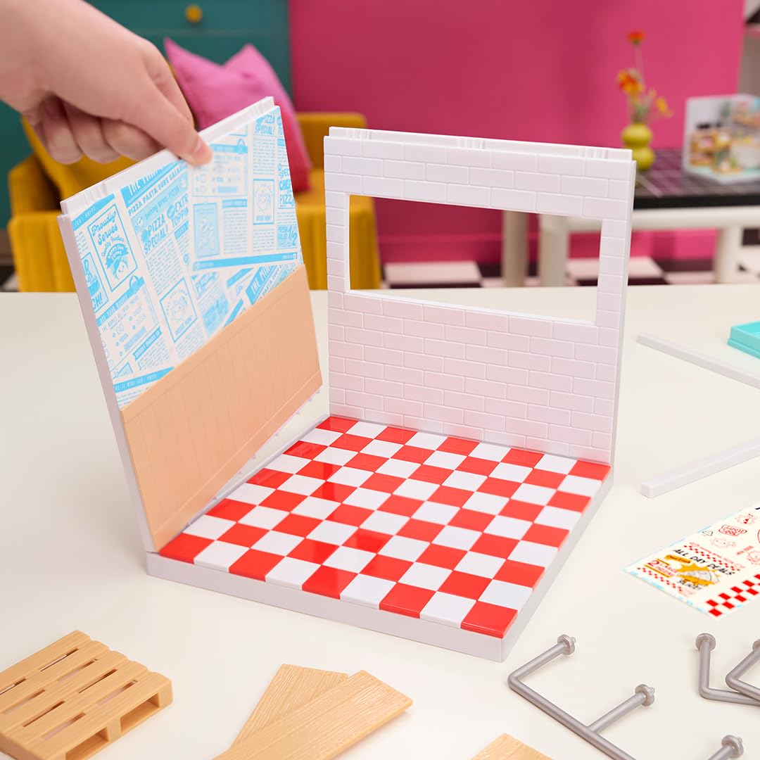 MGA's Miniverse Make It Mini Spaces: Pizza Shop & Ice Cream DIY Mini Worlds