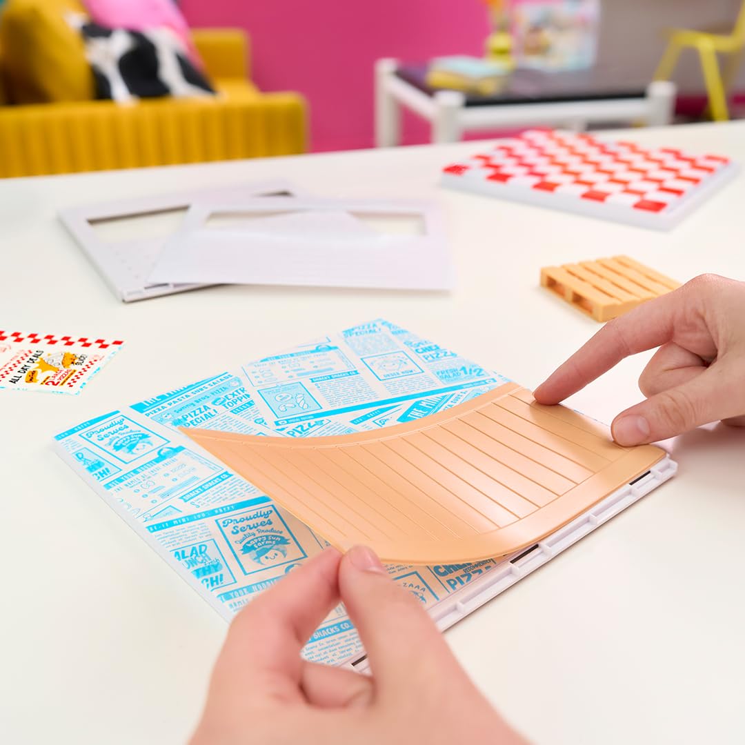 MGA's Miniverse Make It Mini Spaces: Pizza Shop & Ice Cream DIY Mini Worlds