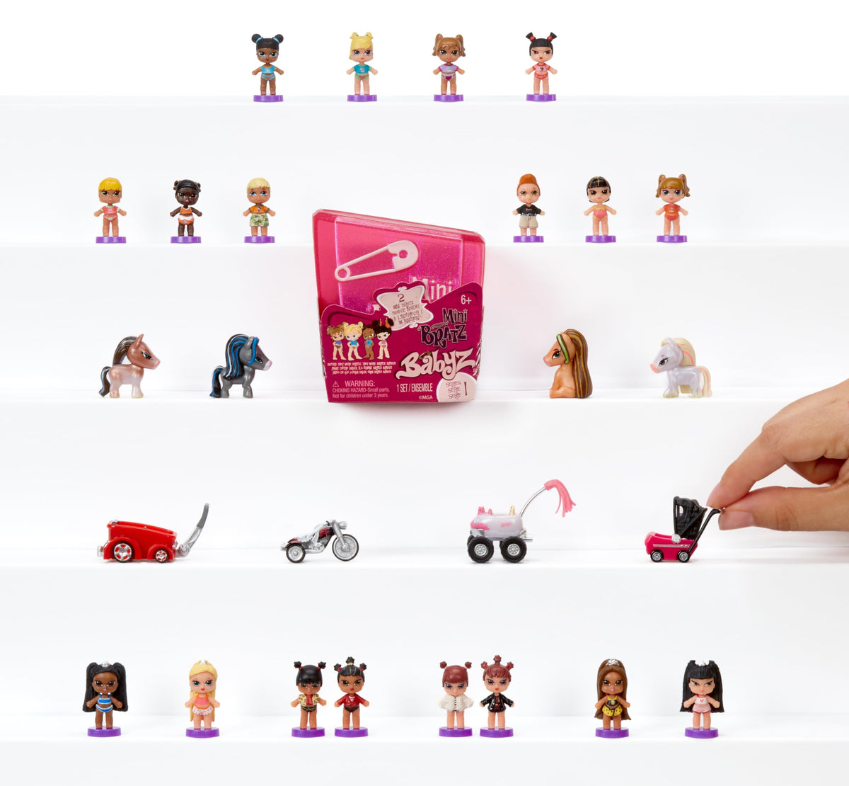 MGA's Miniverse Mini Bratz Babyz – 2-Pack Blind Display Capsule, Nostalgia Collectibles