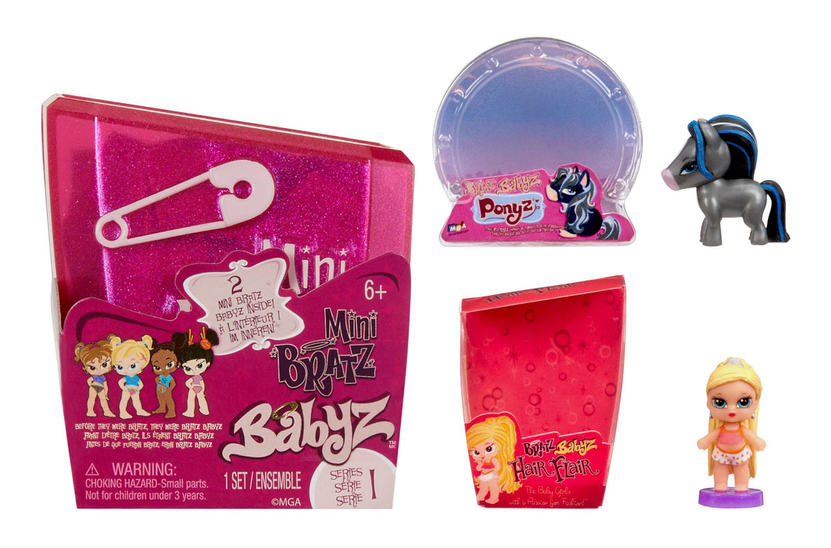MGA's Miniverse Mini Bratz Babyz – 2-Pack Blind Display Capsule, Nostalgia Collectibles