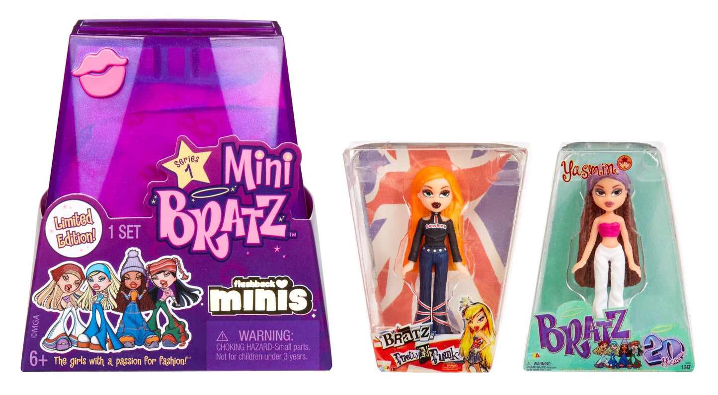 Bratz Minis by MGA's Miniverse — 2 Minis per Pack, Blind Display Capsule, Y2K Nostalgia