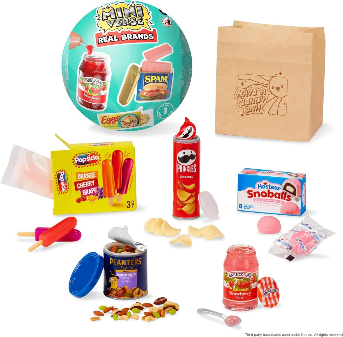 MGA's Miniverse Real Brands Mini Collectibles – Mystery Pack, Replica Food, 8+