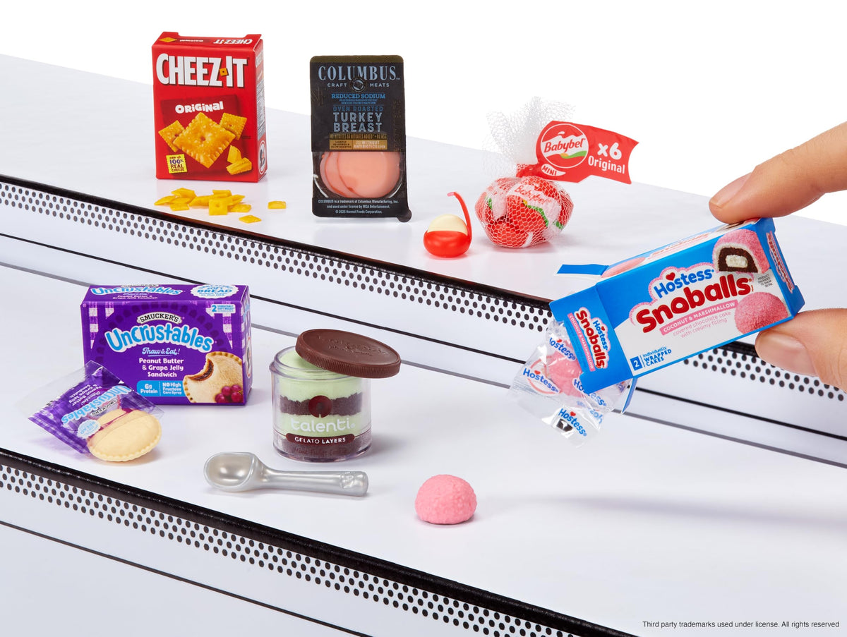 MGA's Miniverse Real Brands Mini Collectibles – Mystery Pack, Replica Food, 8+