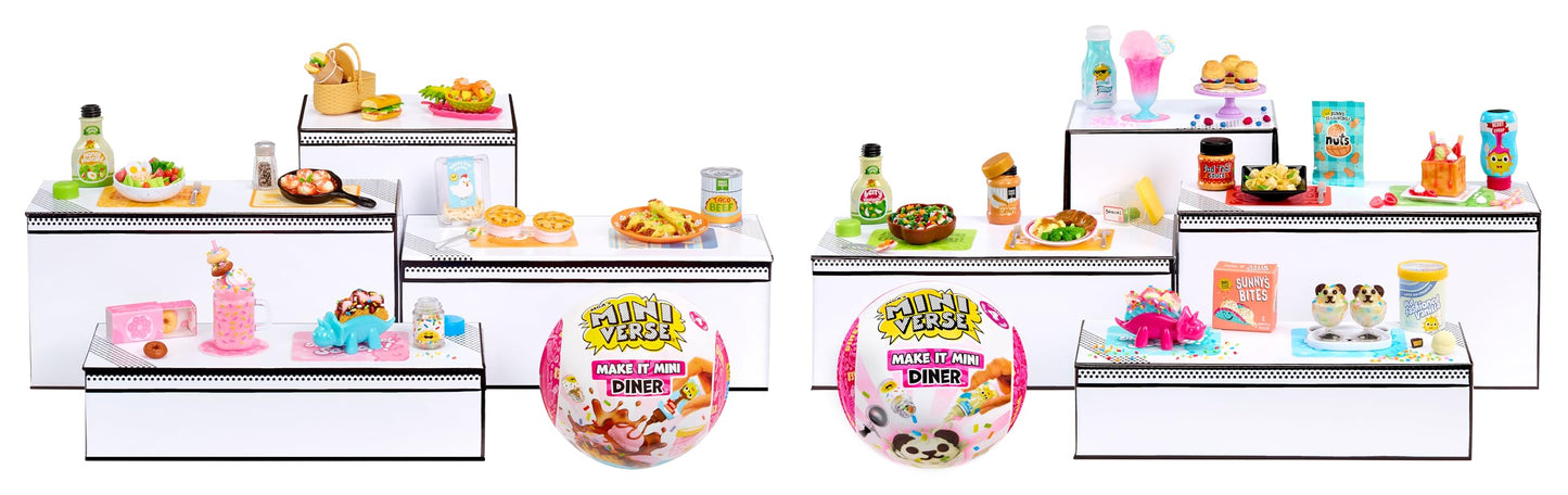 MGA's Miniverse Make It Mini Diner Series 4 – Mini Collectibles, DIY Resin Play