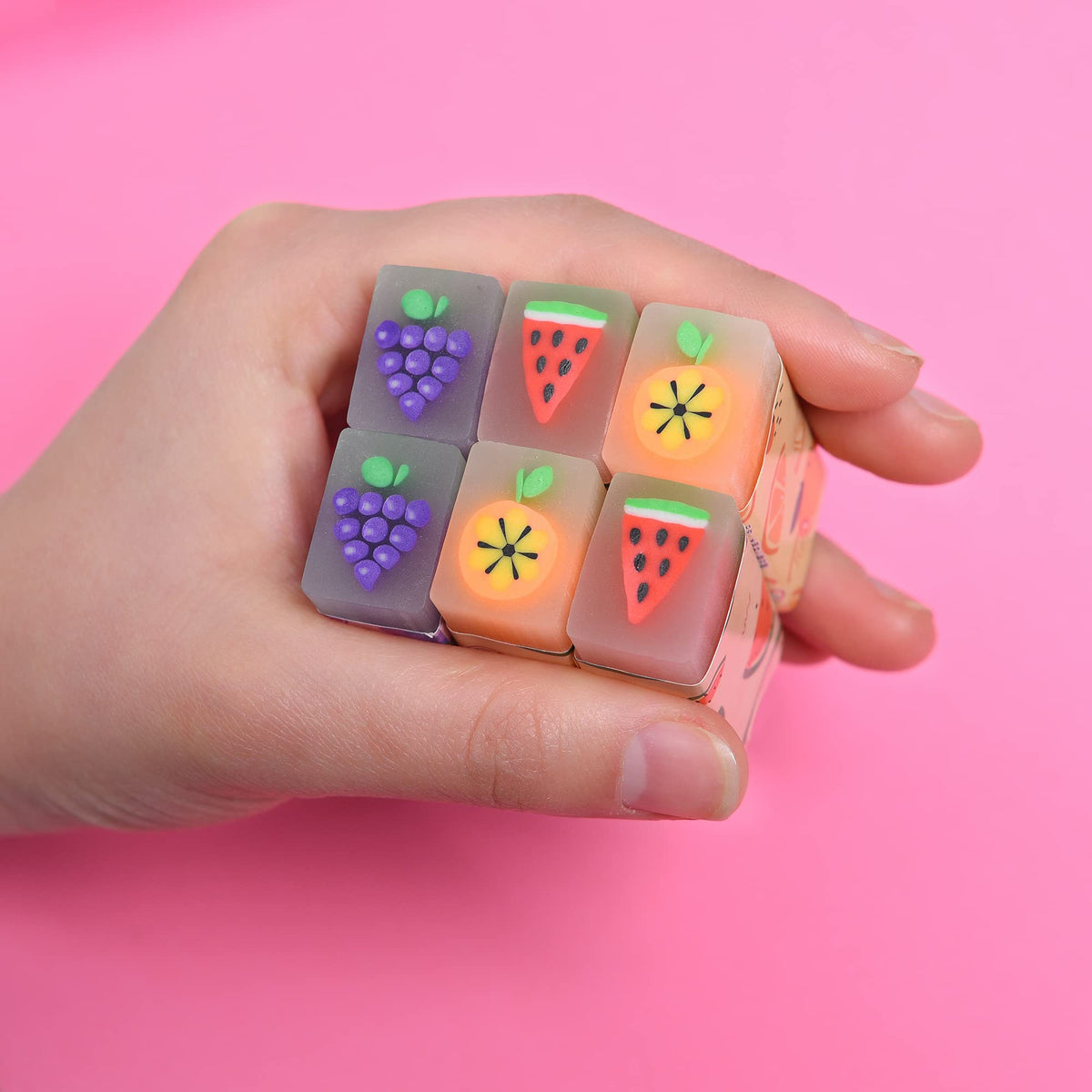 MGTECH 15Pcs Fruit Erasers for Kids – Fun Colorful Pencil Accessories