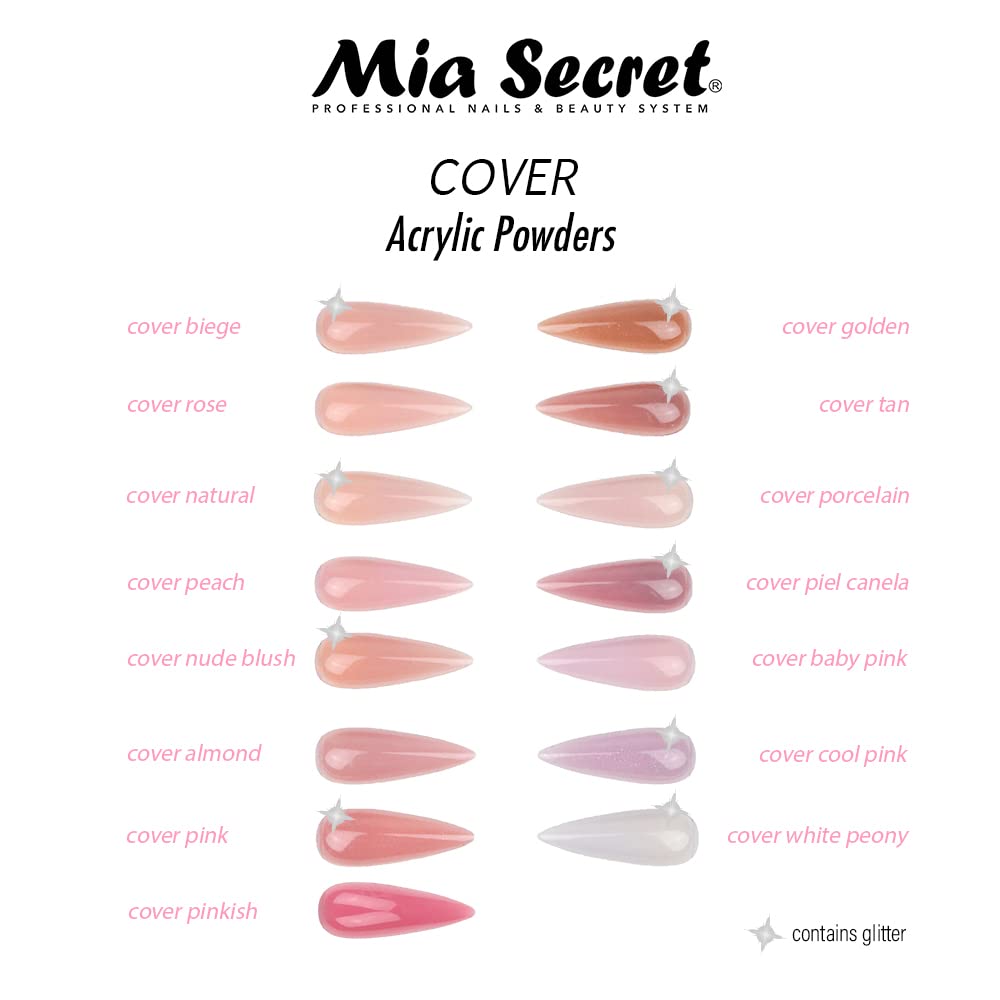 Mia Secret Cover Nude Blush Acrylic Powder 1.5 Lbs