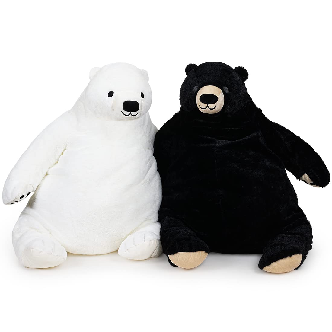 MIAOHAHA 23.6in Teddy Bear Plush – Large 60cm DJUNGELSKOG-Style Plush for Kids & Home Decor