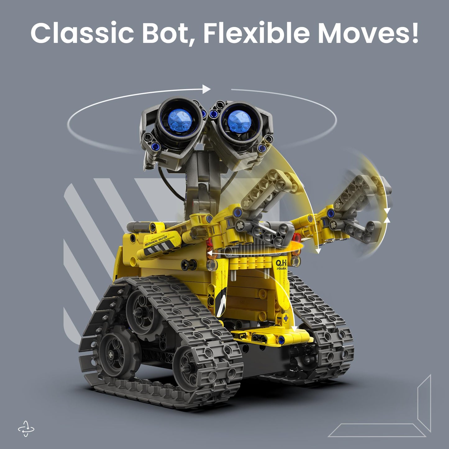 Mibido STEM Robot Building Kit 5-in-1 with Remote Control | 488 Pieces for Ages 8-12