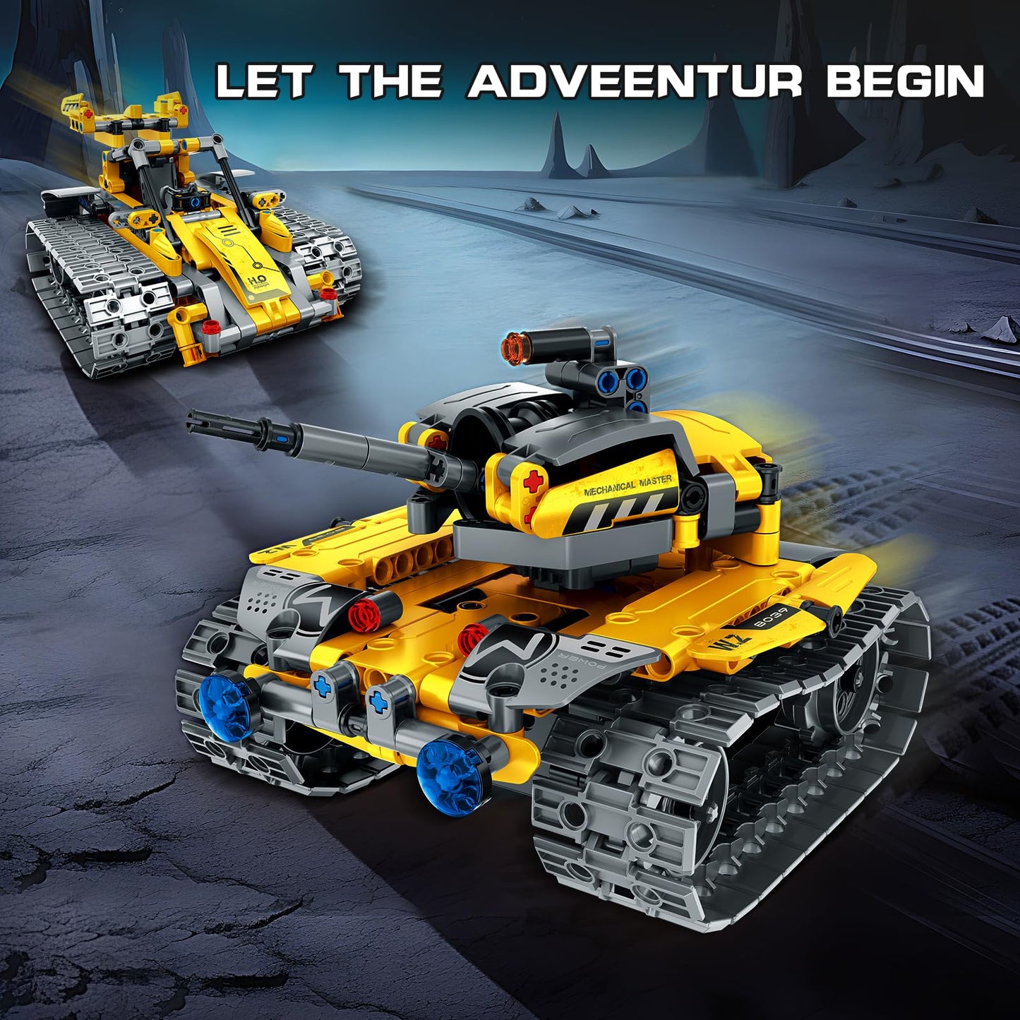 Mibido STEM Robot Building Kit 5-in-1 with Remote Control | 488 Pieces for Ages 8-12