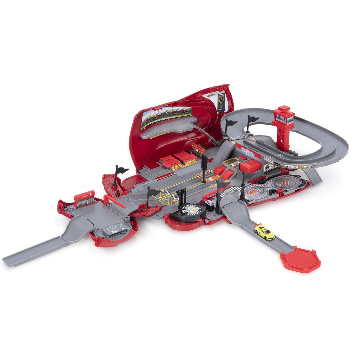 Micro Machines Corvette Raceway Transforming Playset – 8 Included Cars | Amazon Exclusive