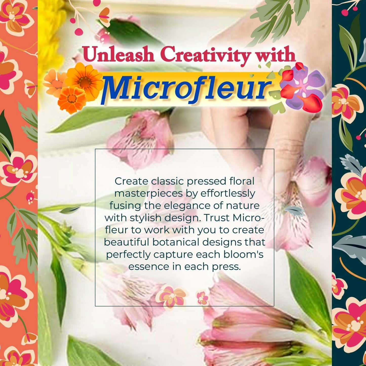 Microfleur Max Microwave Flower Press Refill Pack — Durable Wool Inserts & Washable Liners