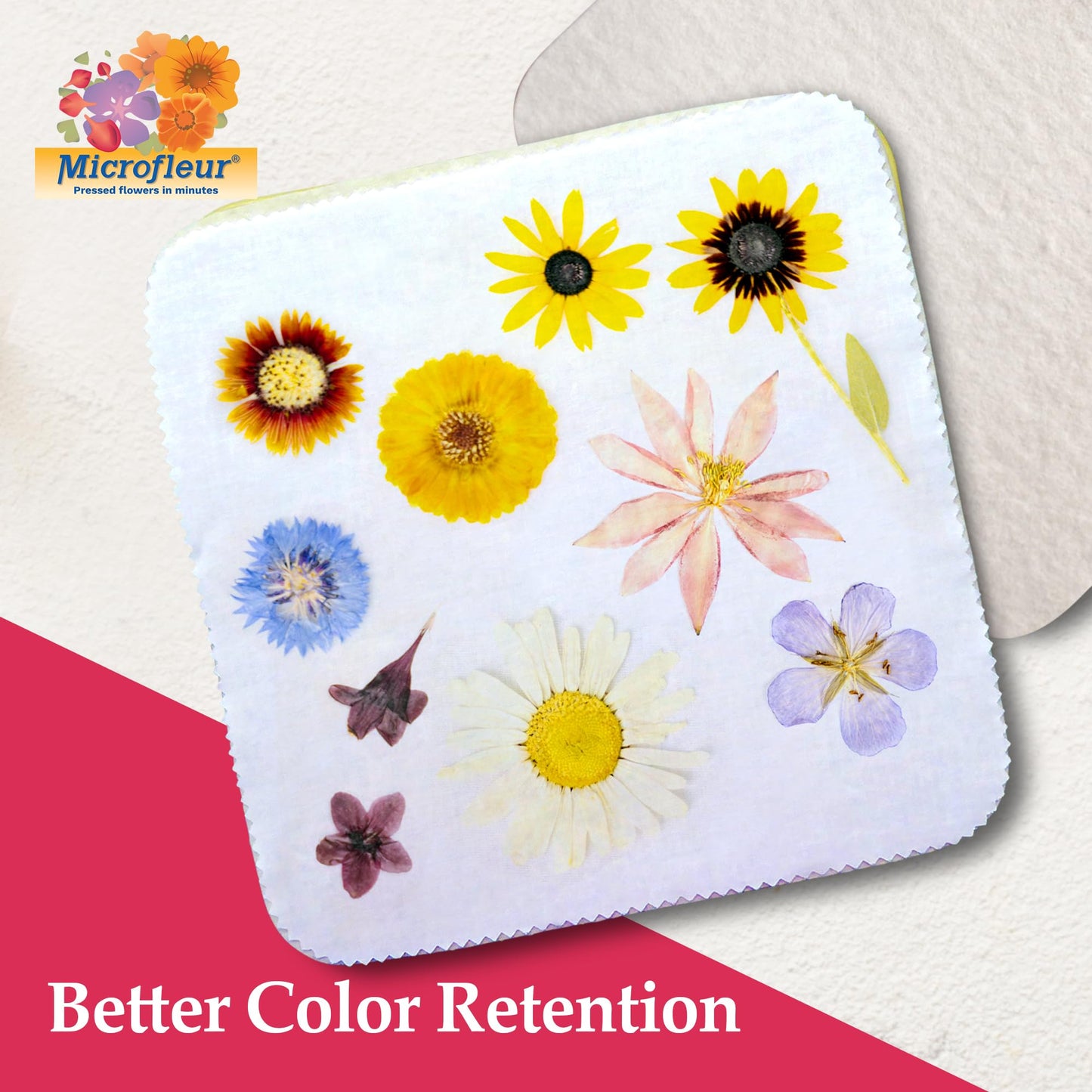 Microfleur Microwave Flower Drying Press Refill Pack – 5-inch / 13 cm