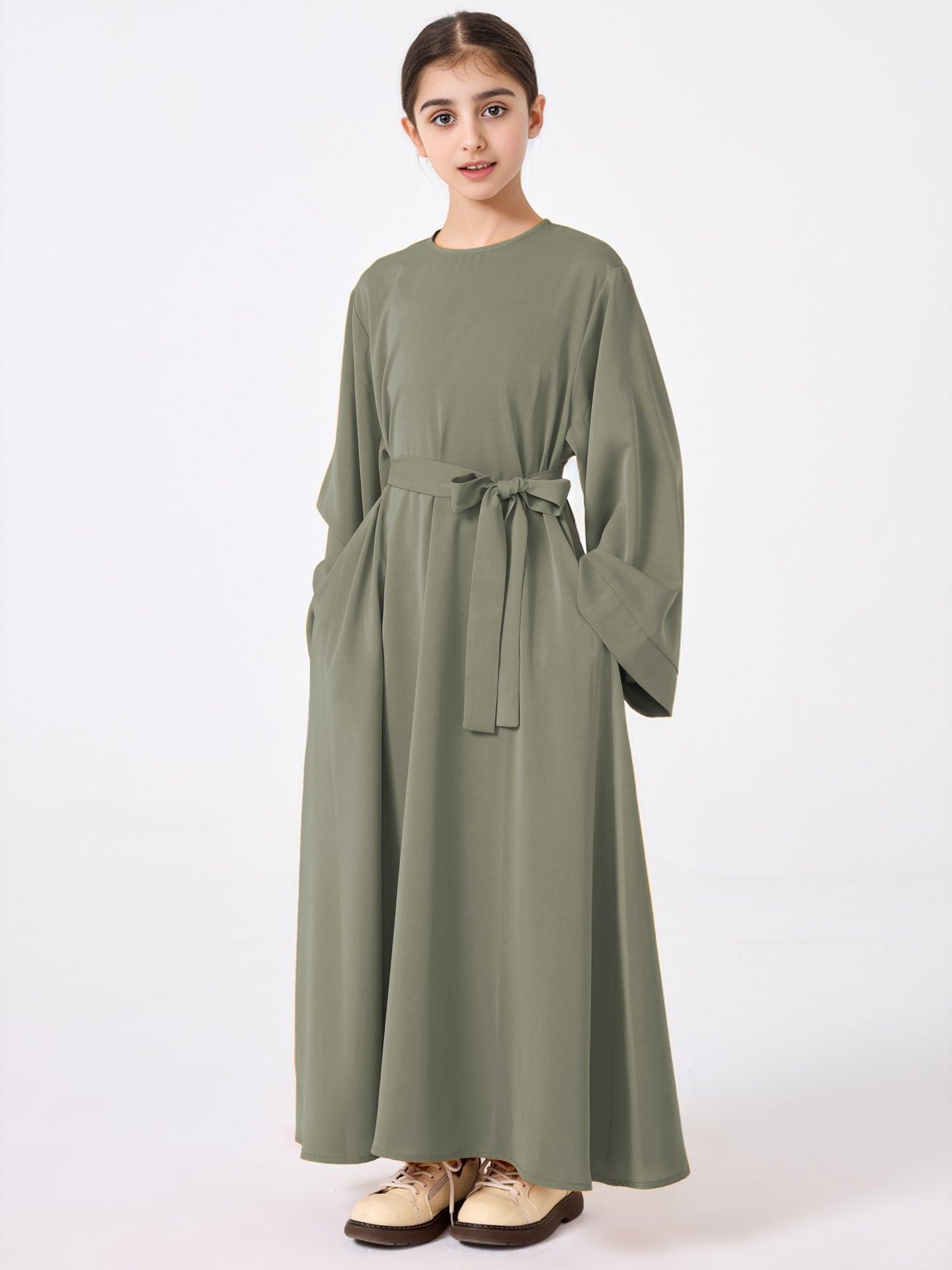 Middle Eastern Girls' Abaya Robe, Children’s Abaya