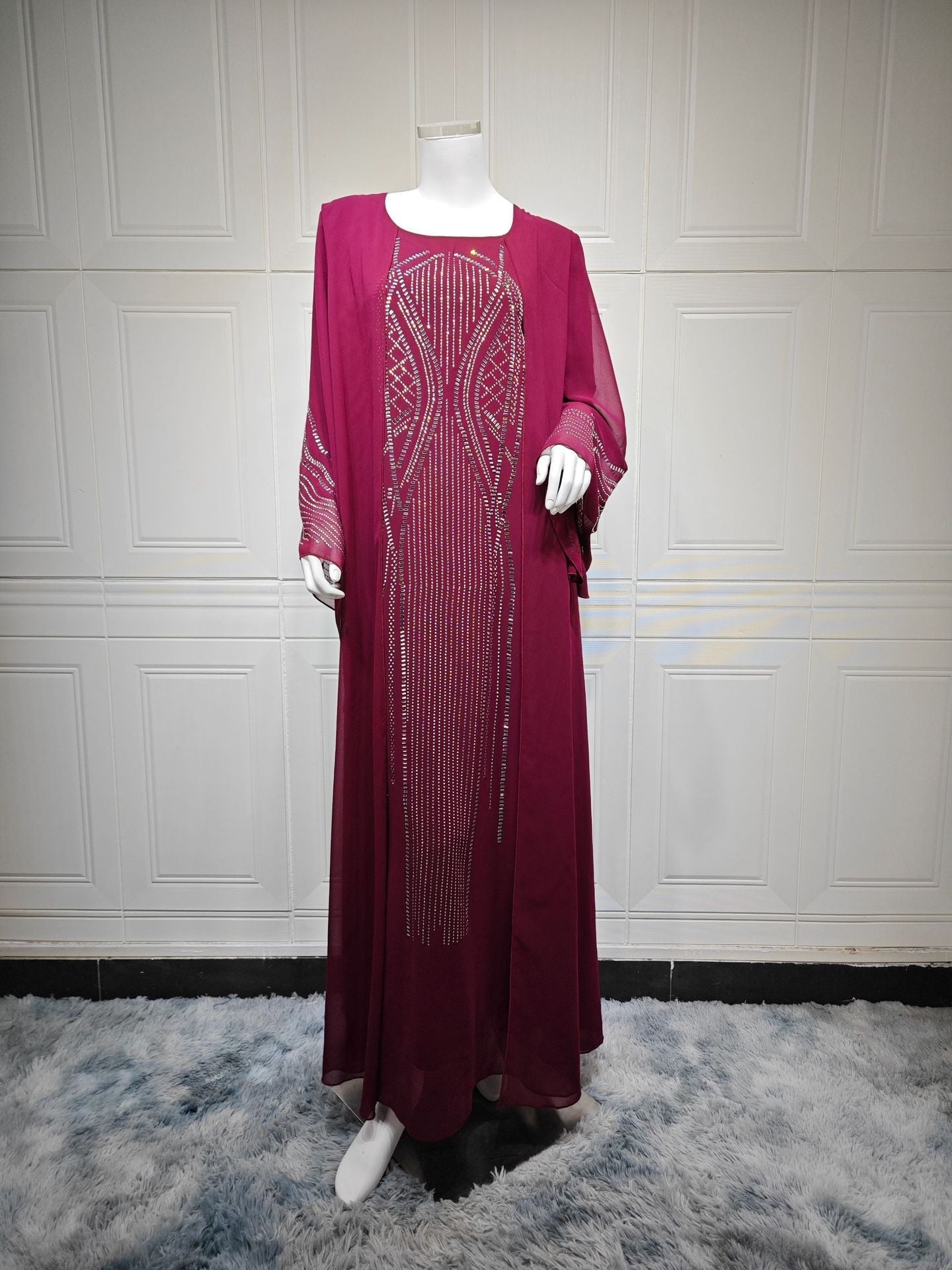 Middle Eastern Long Robe,Women’s Plus Size Evening Dress