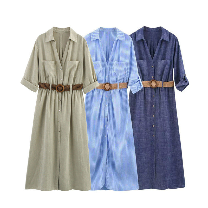Midi Skirt Dress, Summer Fashion