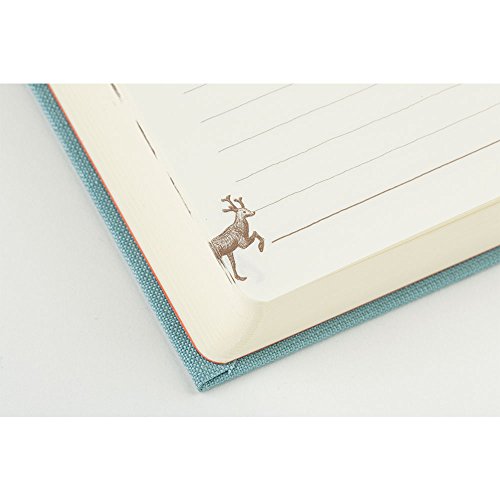 Midori Phil Design Three Years Diary – 3-Year Daily Record with Light Blue Case