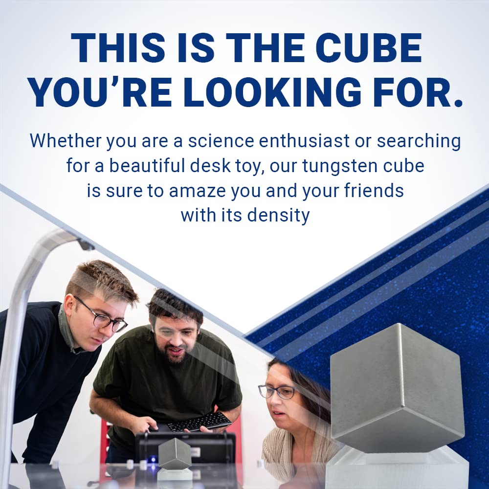 Tungsten Cube 1.5 Inch – 1 Kilogram | Midwest Tungsten Service