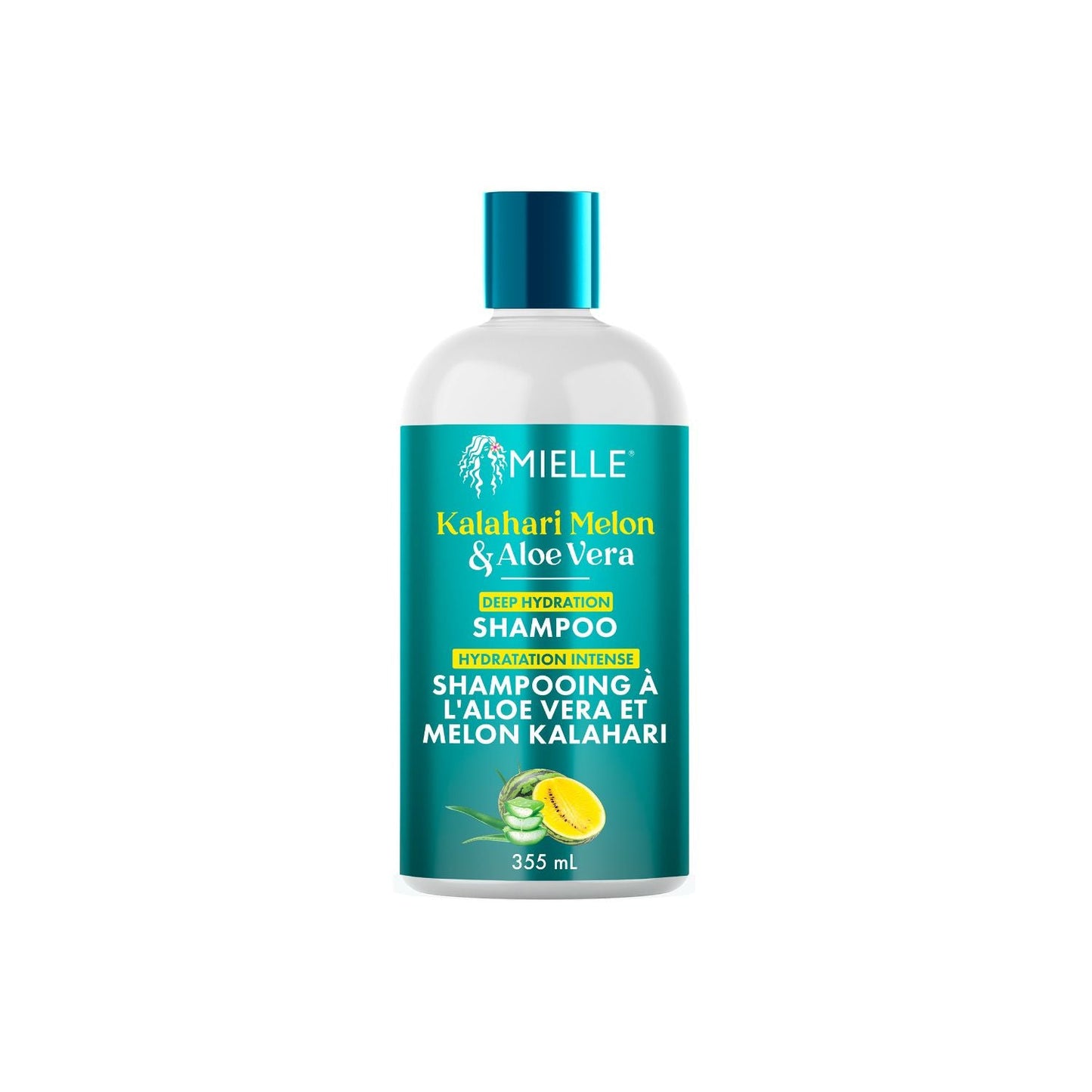 Mielle Kalahari Melon & Aloe Vera Deep Hydration Shampoo Gentle Cleansing for Dry Hair 355 ml/12.0 oz